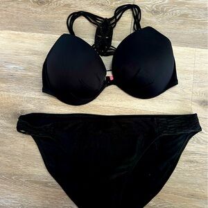 Victoria Secret swimsuit top. Xhilration swimsuit bottom.